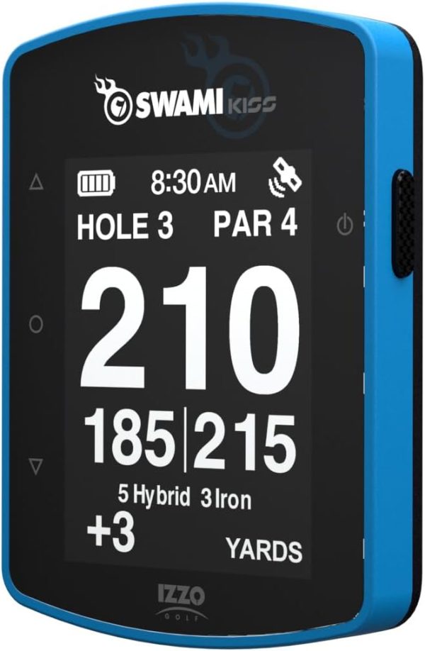 Swami KISS 2.0 Handheld Golf GPS Ragnefinder with Integrated Magnets - Blue - Image 9
